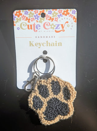 Punch Needle Keychain
