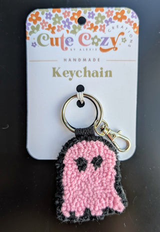 Punch Needle Keychain