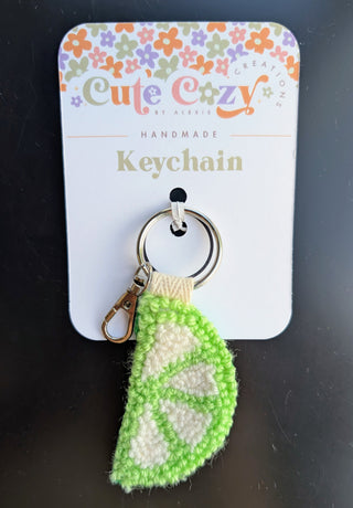 Punch Needle Keychain
