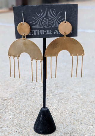 Fringe Arch Earrings